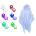 Waterproof Disposable PE Raincoat Poncho In Ball